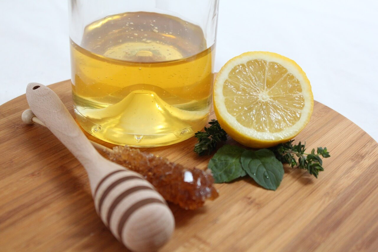 lemon juice and honey